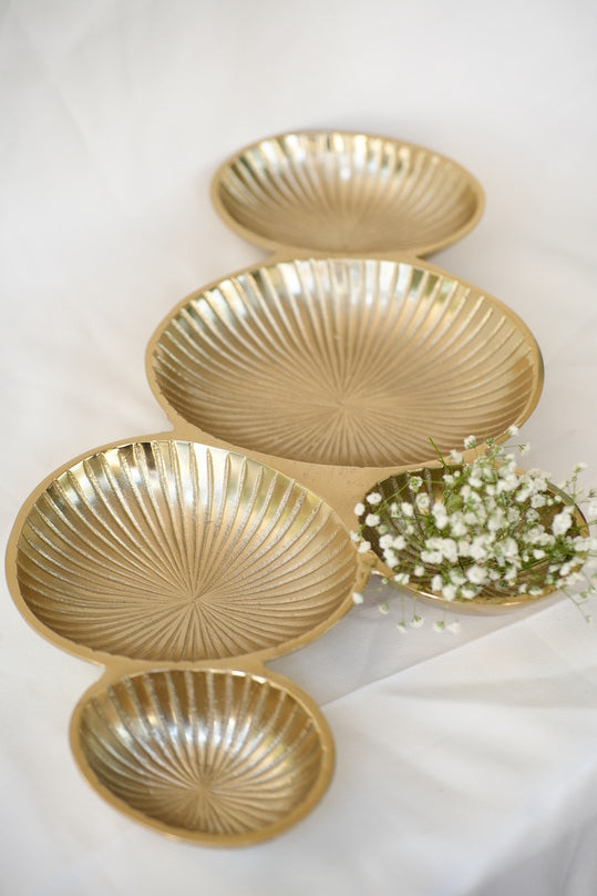 Solid Metal Serving Platter