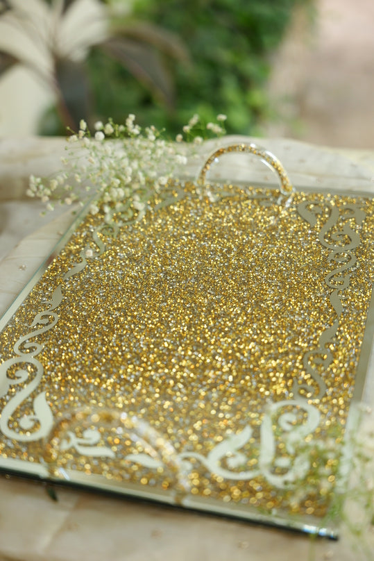 
                      
                        Sparkly Twisted Handle Tray
                      
                    