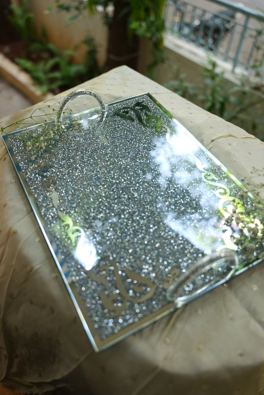 
                      
                        Sparkly Twisted Handle Tray
                      
                    