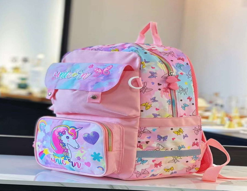 
                      
                        Peach Unicorn Star-Kids Bagpack
                      
                    