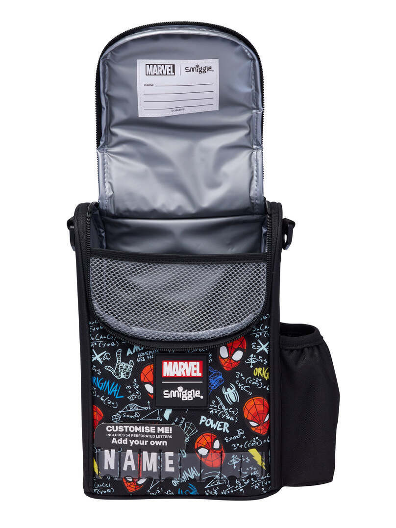 Superhero insulated sling bag