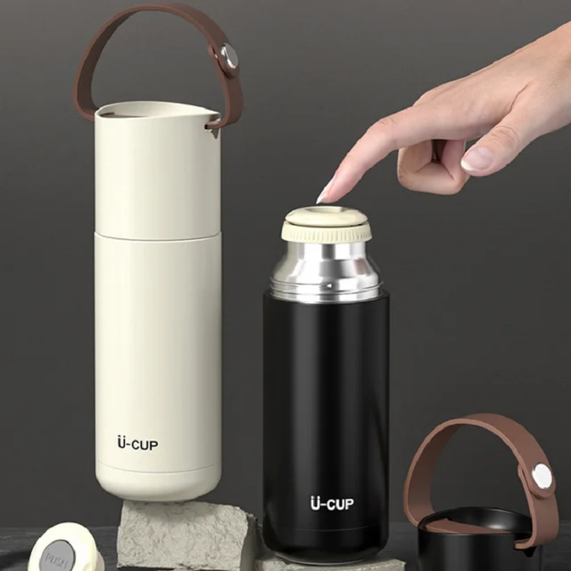Black Thermos Bottle 