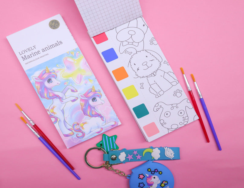 Unicorn Travel Painting Book