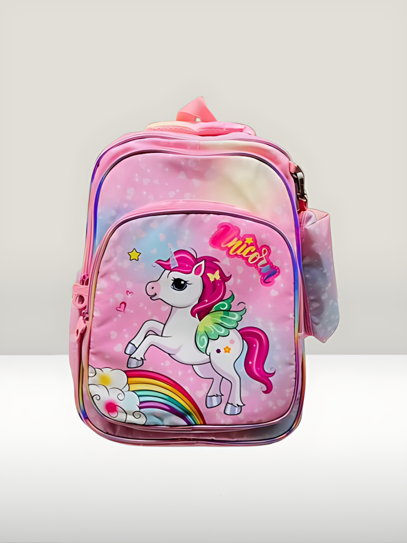Unicorn girls backpack combo