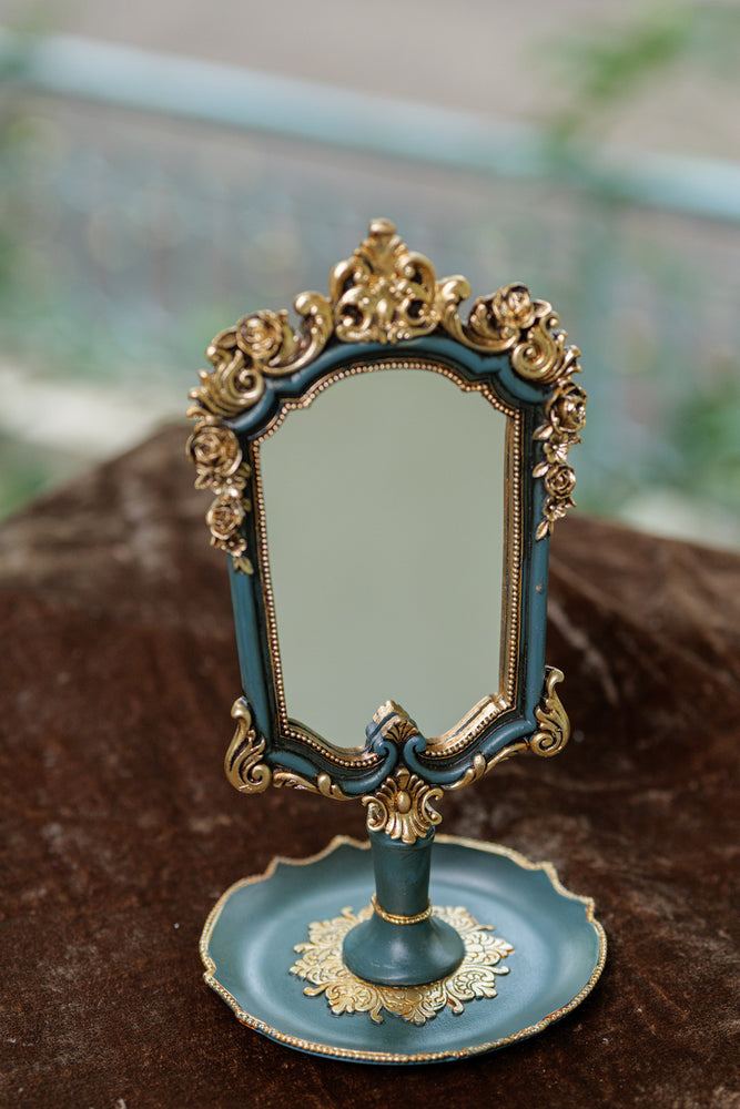 Vintage Ornate Tabletop Mirror