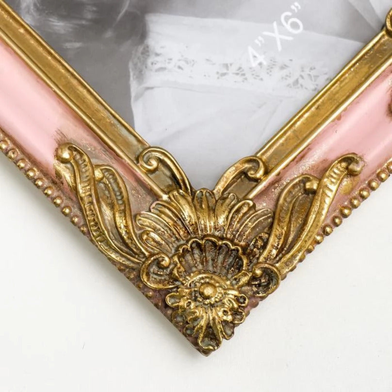 Vintage Pink Photo Frame