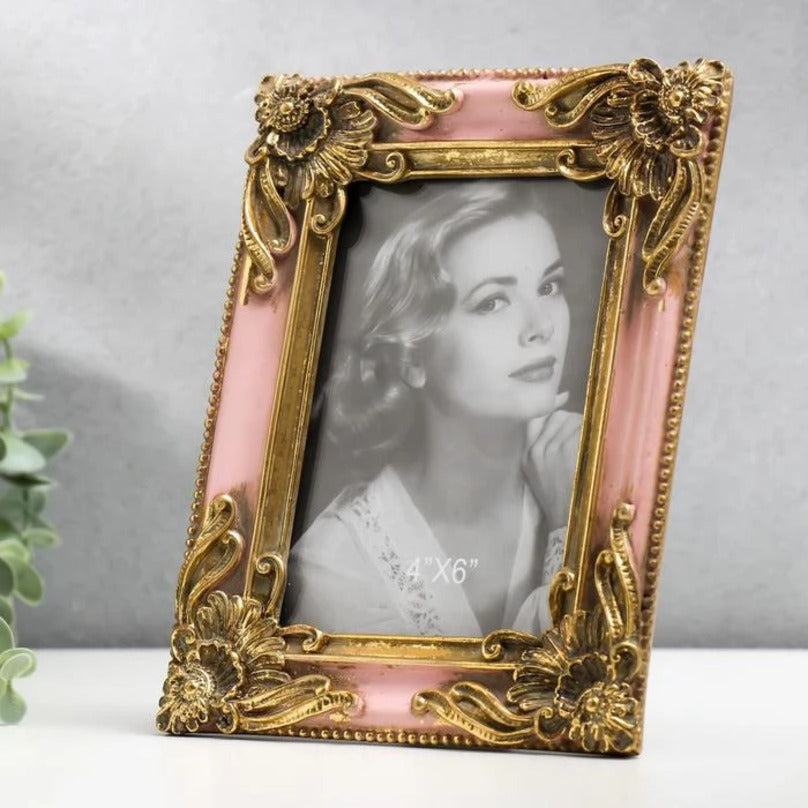 Vintage Pink Photo Frame