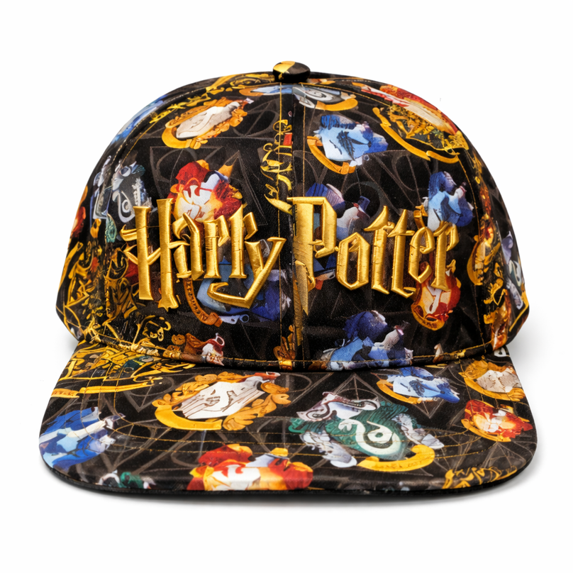 Harry Potter printed logo cap with symbols