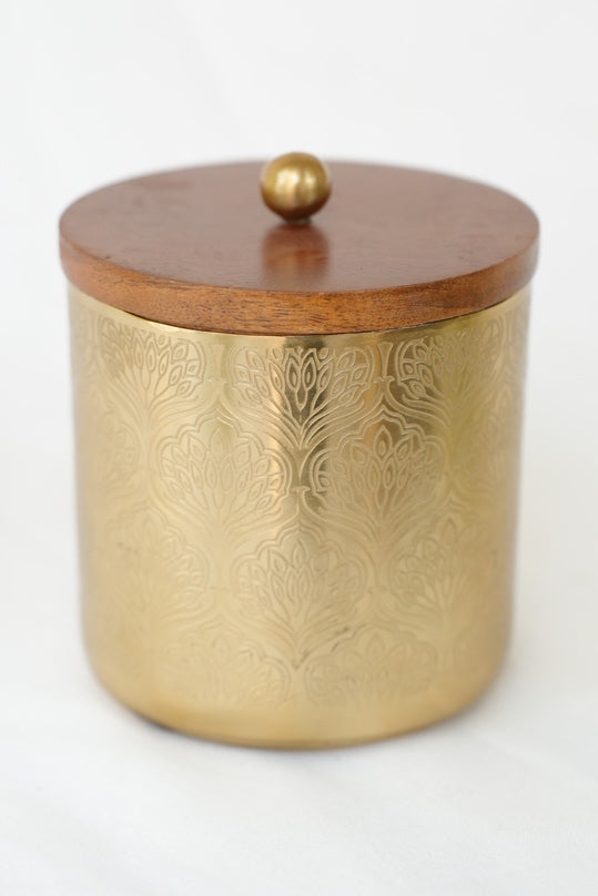 Wood & Gold Harmony Jar